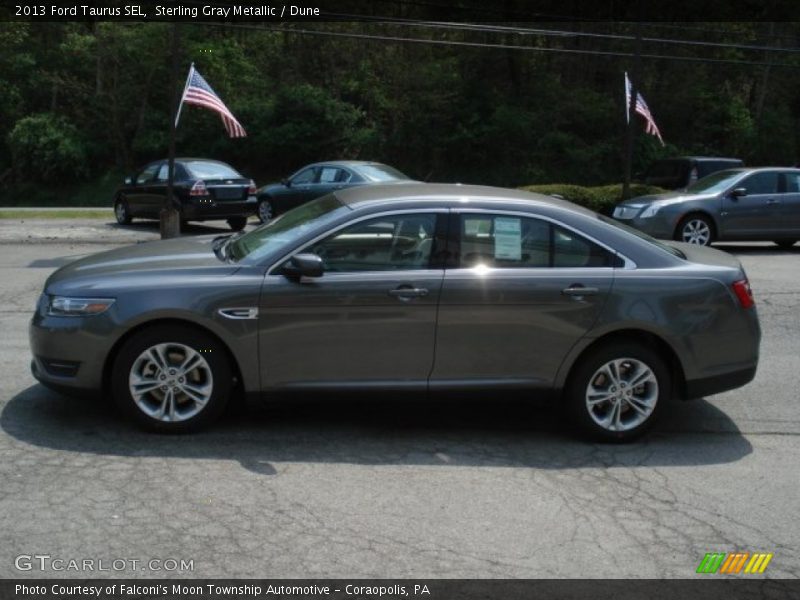 Sterling Gray Metallic / Dune 2013 Ford Taurus SEL
