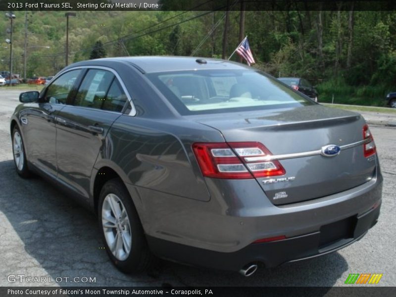 Sterling Gray Metallic / Dune 2013 Ford Taurus SEL