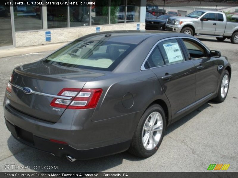 Sterling Gray Metallic / Dune 2013 Ford Taurus SEL