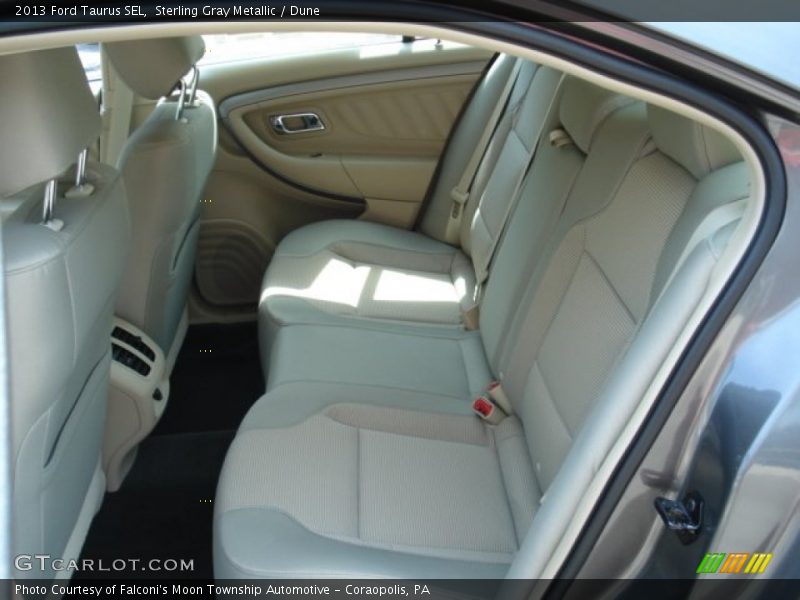 Rear Seat of 2013 Taurus SEL