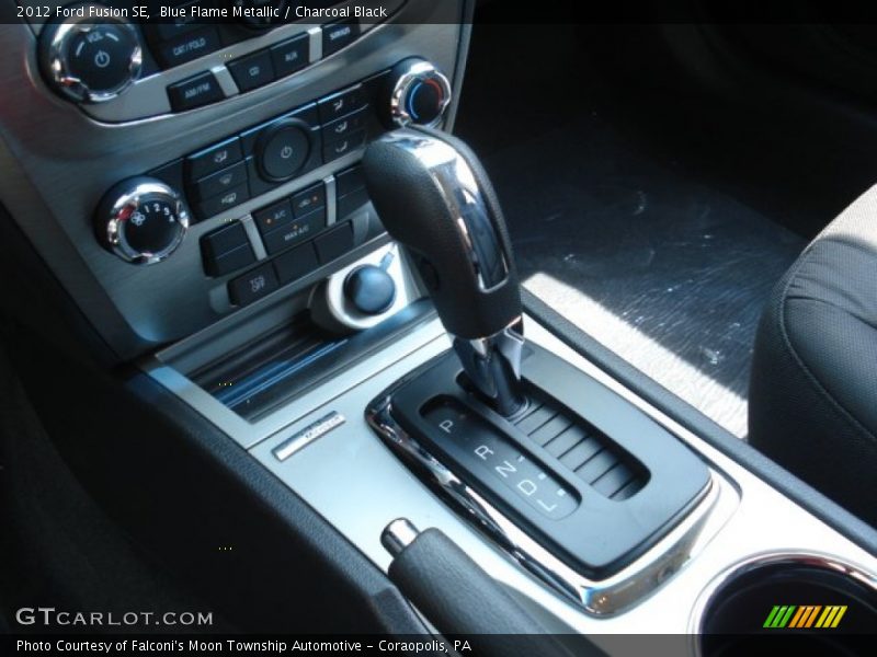 Blue Flame Metallic / Charcoal Black 2012 Ford Fusion SE