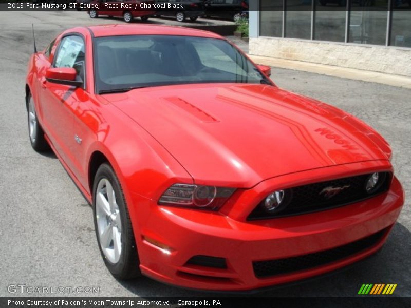 Front 3/4 View of 2013 Mustang GT Coupe
