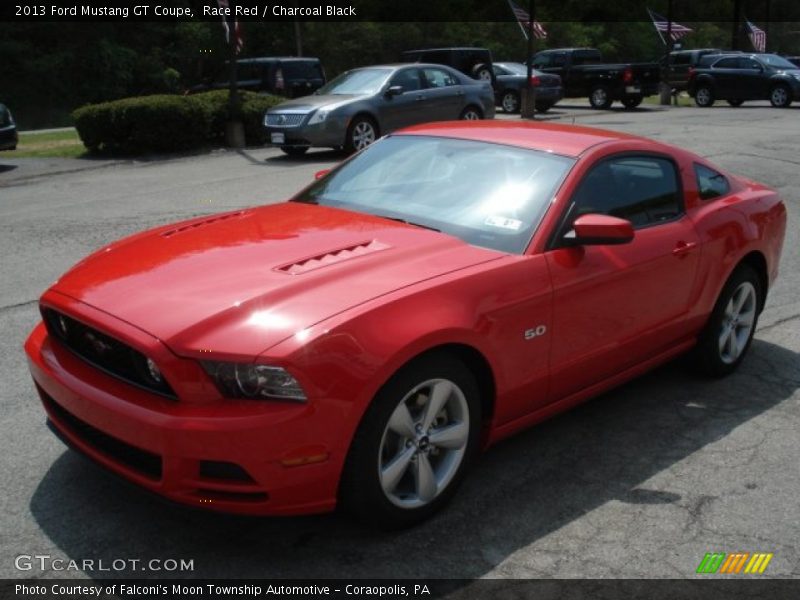 Race Red / Charcoal Black 2013 Ford Mustang GT Coupe