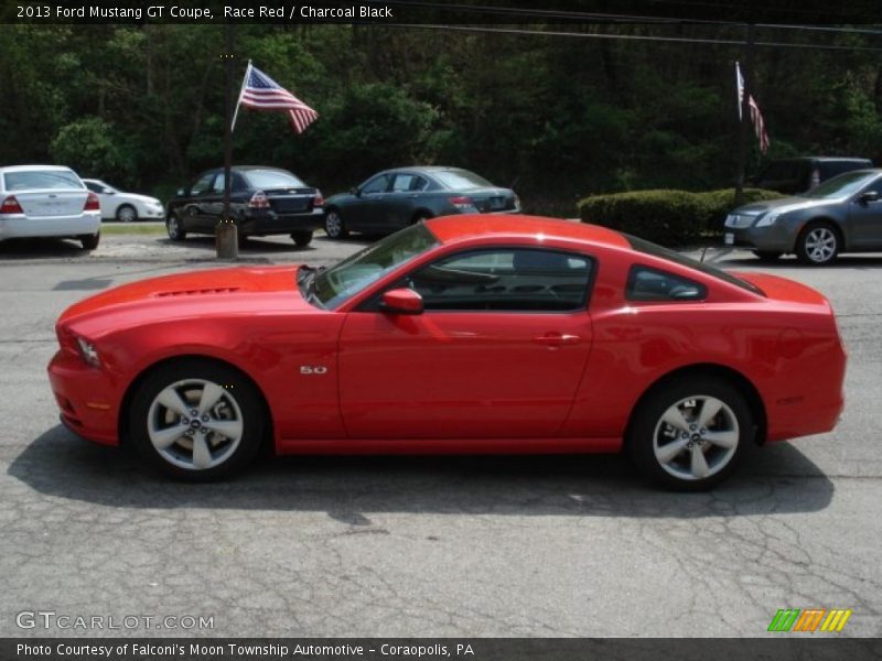 Race Red / Charcoal Black 2013 Ford Mustang GT Coupe