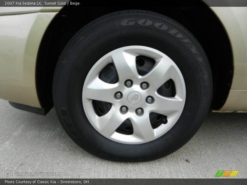 Sunset Gold / Beige 2007 Kia Sedona LX