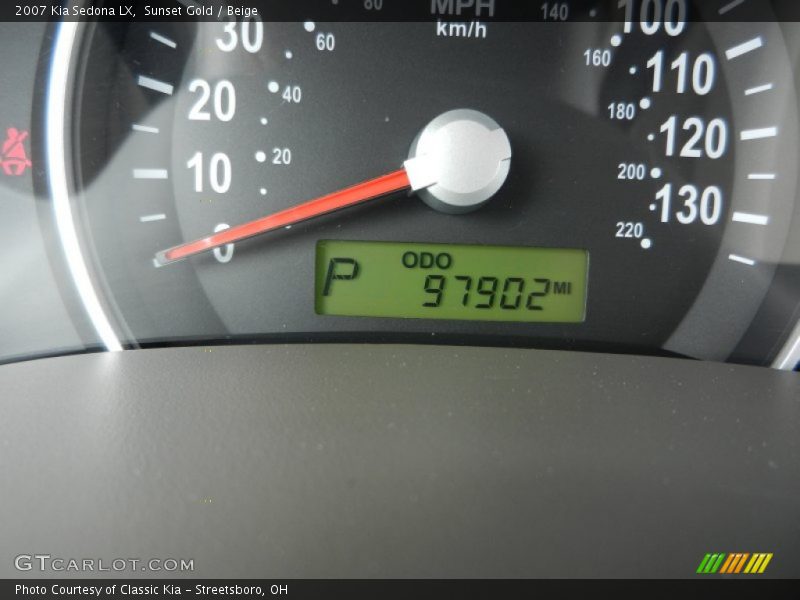 Sunset Gold / Beige 2007 Kia Sedona LX