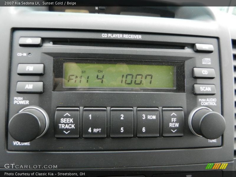 Sunset Gold / Beige 2007 Kia Sedona LX