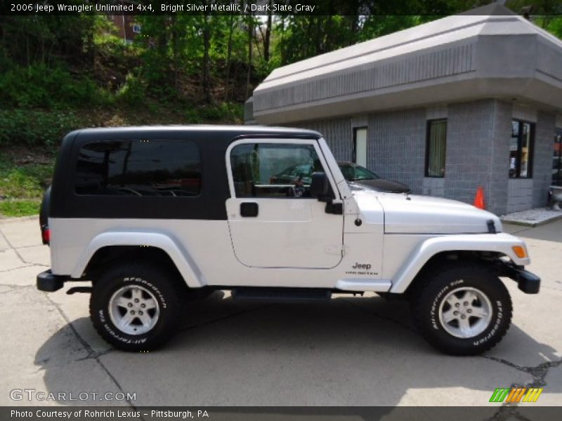 Bright Silver Metallic / Dark Slate Gray 2006 Jeep Wrangler Unlimited 4x4