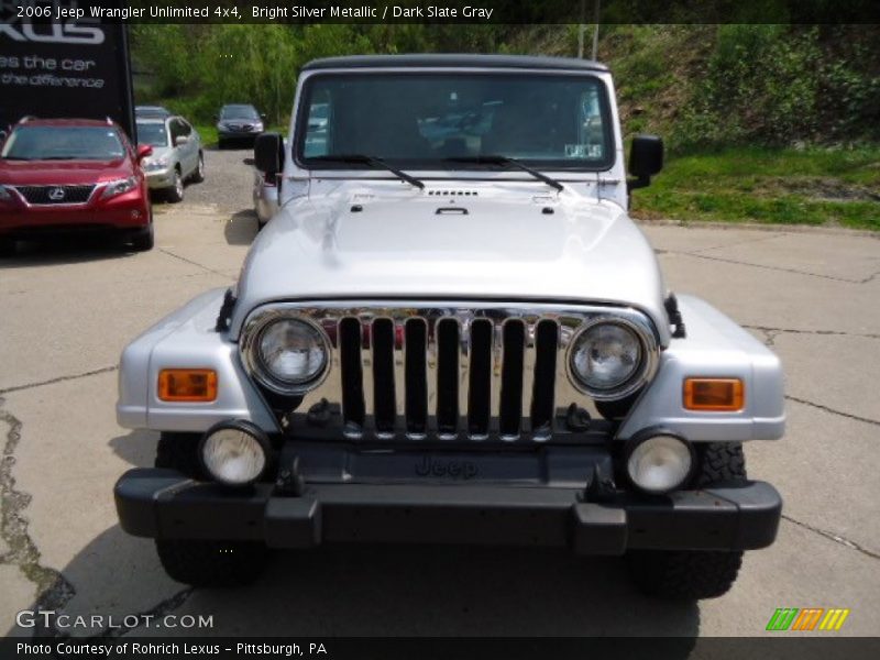 Bright Silver Metallic / Dark Slate Gray 2006 Jeep Wrangler Unlimited 4x4