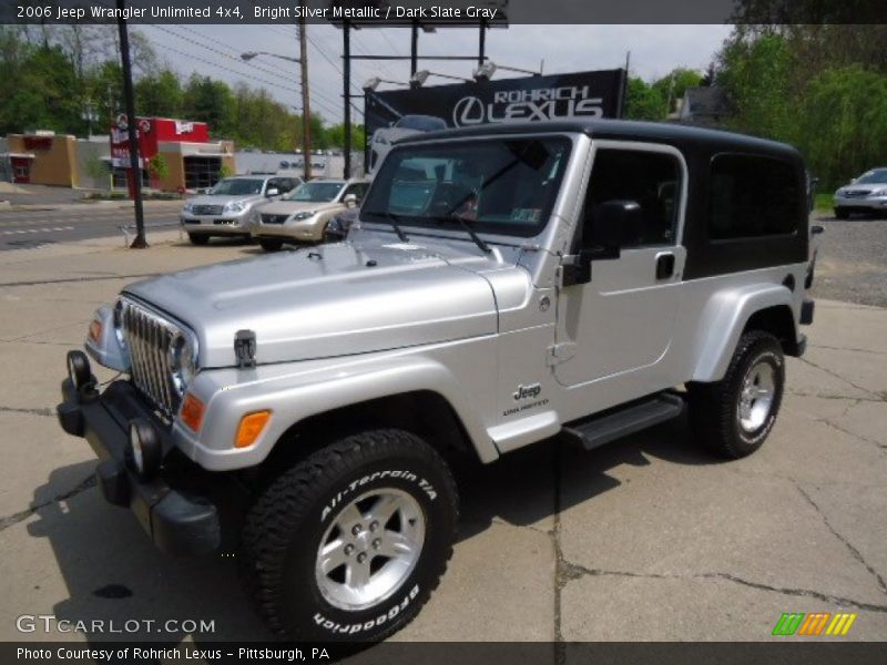 Bright Silver Metallic / Dark Slate Gray 2006 Jeep Wrangler Unlimited 4x4