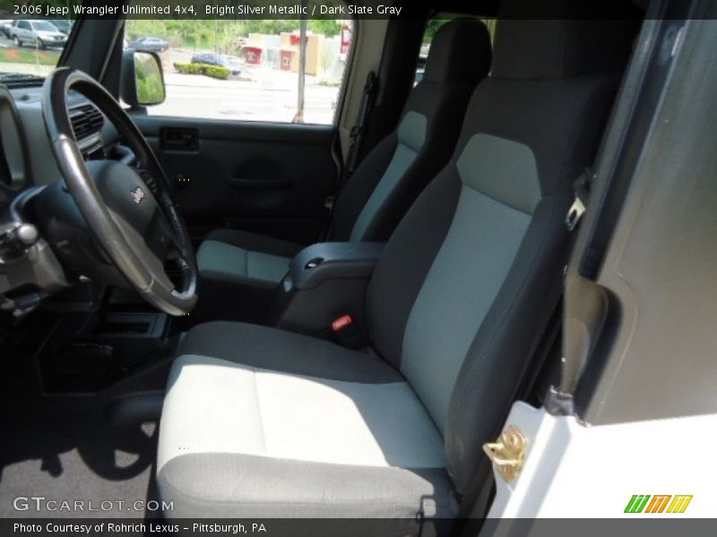 Bright Silver Metallic / Dark Slate Gray 2006 Jeep Wrangler Unlimited 4x4
