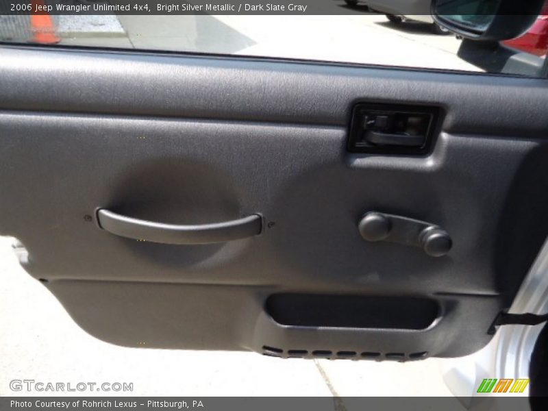 Bright Silver Metallic / Dark Slate Gray 2006 Jeep Wrangler Unlimited 4x4