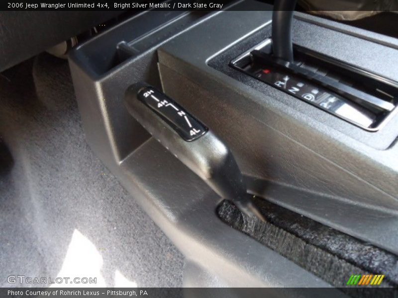 Bright Silver Metallic / Dark Slate Gray 2006 Jeep Wrangler Unlimited 4x4