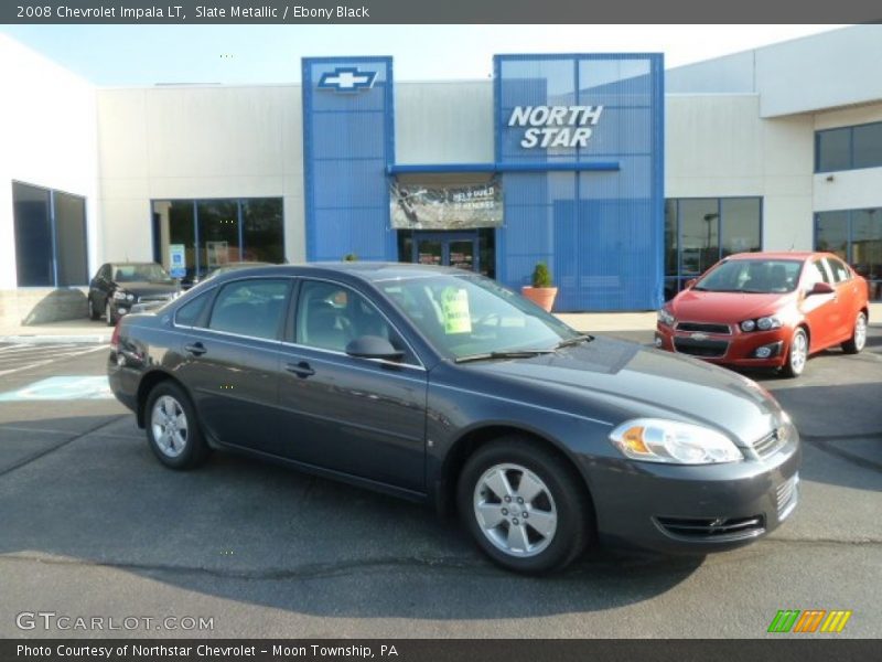 Slate Metallic / Ebony Black 2008 Chevrolet Impala LT
