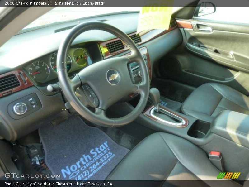 Slate Metallic / Ebony Black 2008 Chevrolet Impala LT