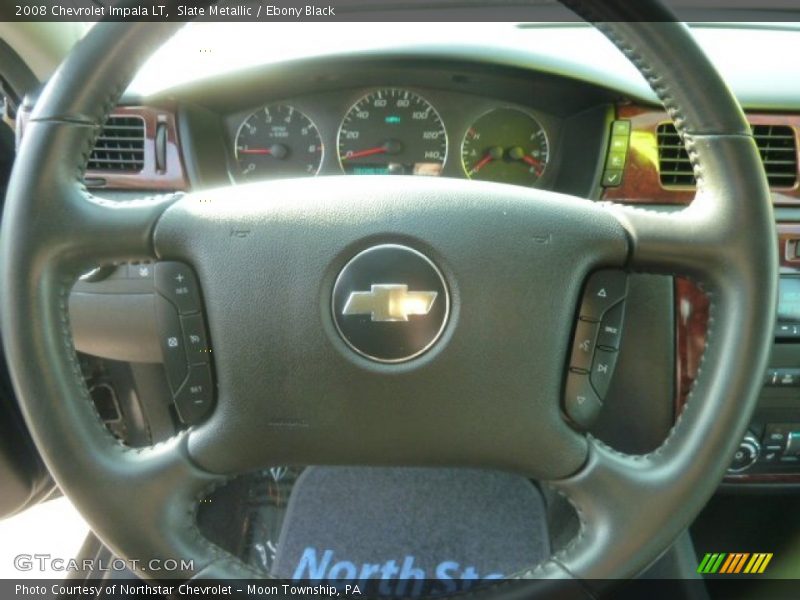 Slate Metallic / Ebony Black 2008 Chevrolet Impala LT