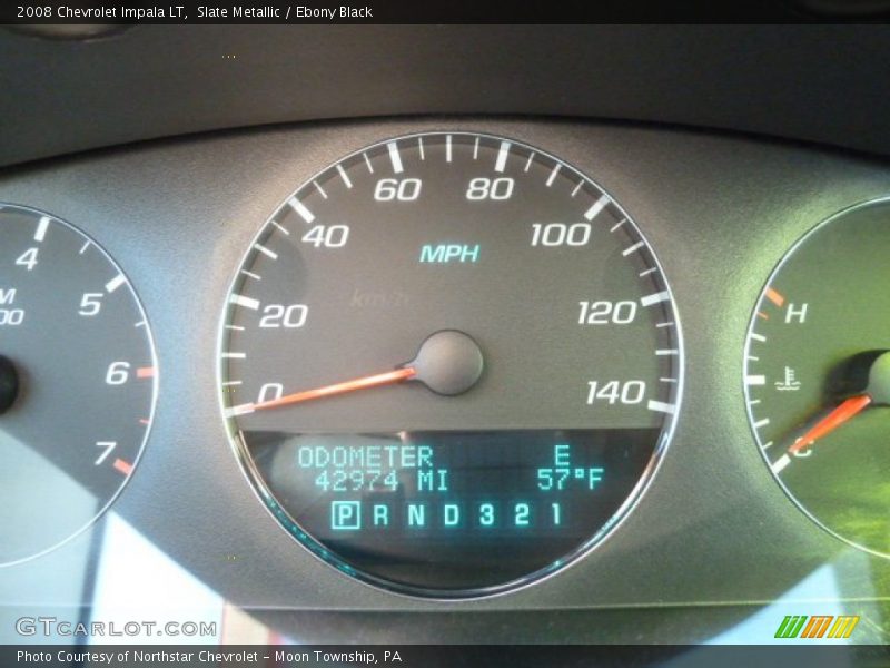 Slate Metallic / Ebony Black 2008 Chevrolet Impala LT