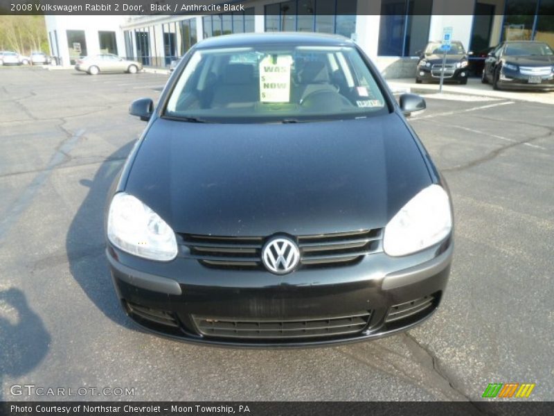 Black / Anthracite Black 2008 Volkswagen Rabbit 2 Door