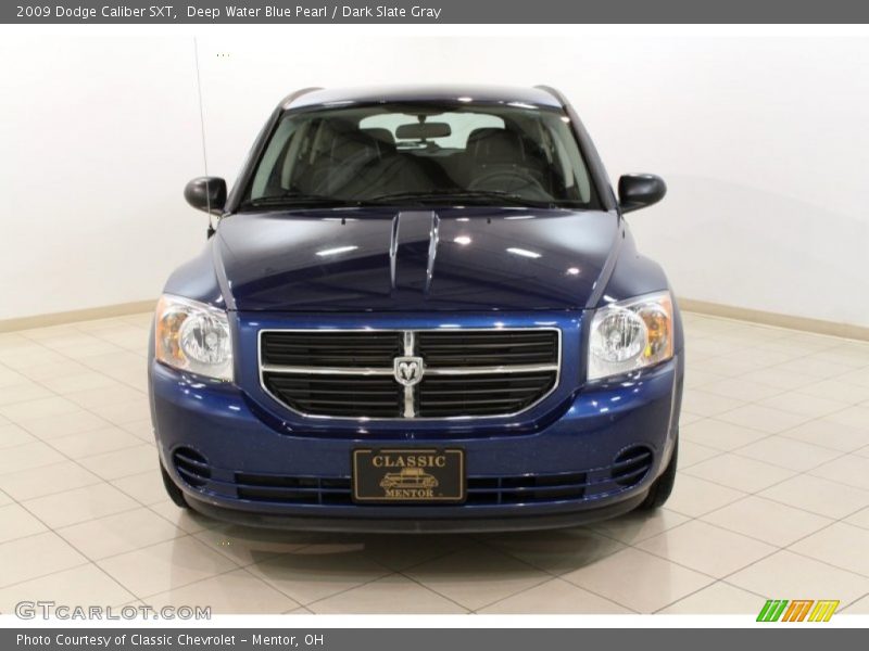 Deep Water Blue Pearl / Dark Slate Gray 2009 Dodge Caliber SXT