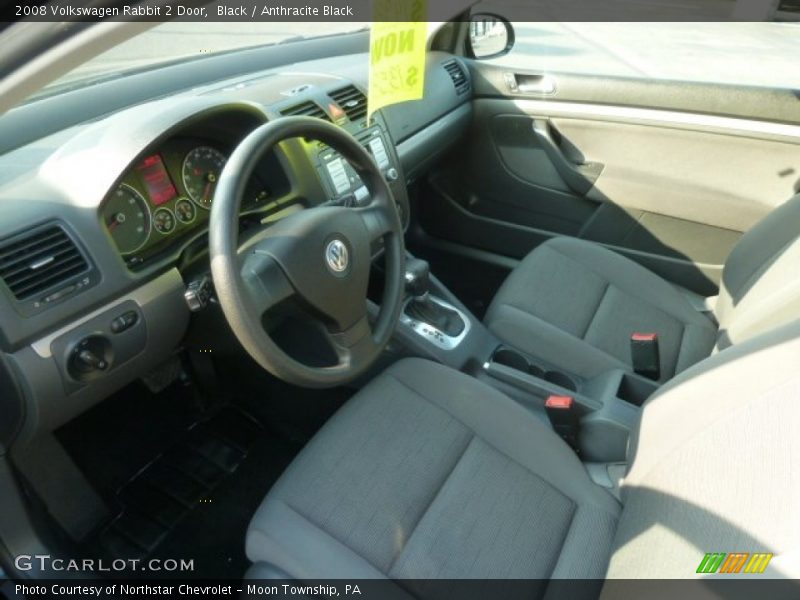 Black / Anthracite Black 2008 Volkswagen Rabbit 2 Door