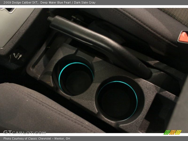 Deep Water Blue Pearl / Dark Slate Gray 2009 Dodge Caliber SXT