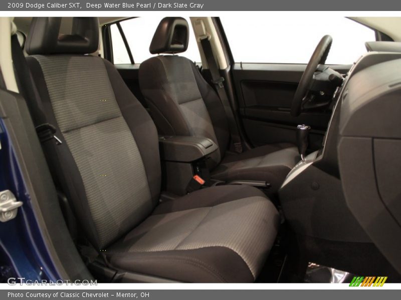 Deep Water Blue Pearl / Dark Slate Gray 2009 Dodge Caliber SXT