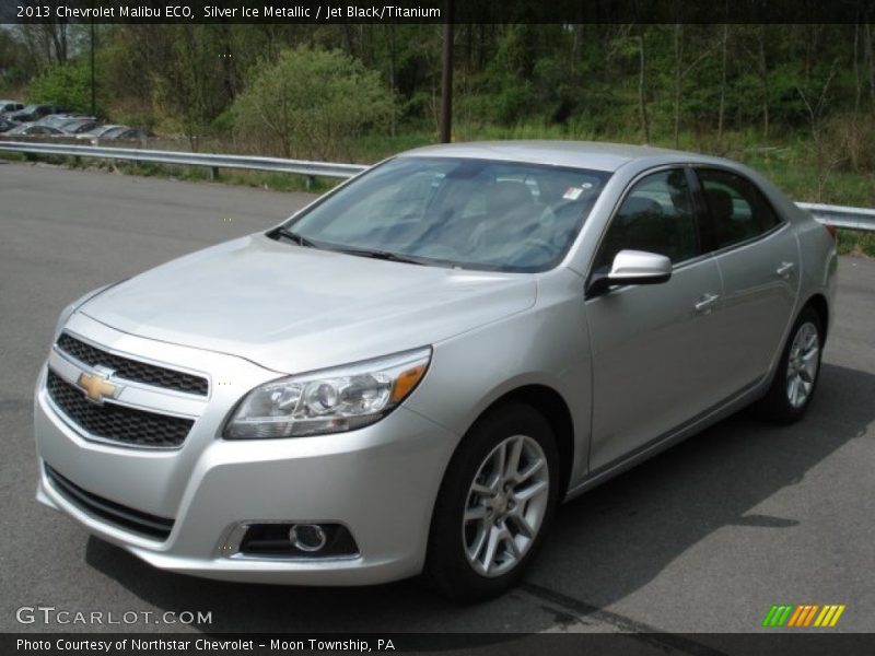 Silver Ice Metallic / Jet Black/Titanium 2013 Chevrolet Malibu ECO