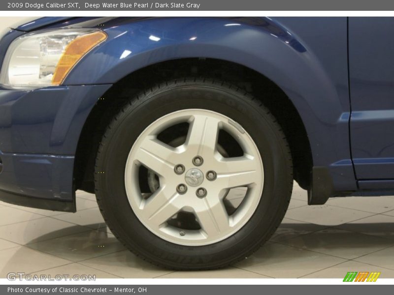 Deep Water Blue Pearl / Dark Slate Gray 2009 Dodge Caliber SXT