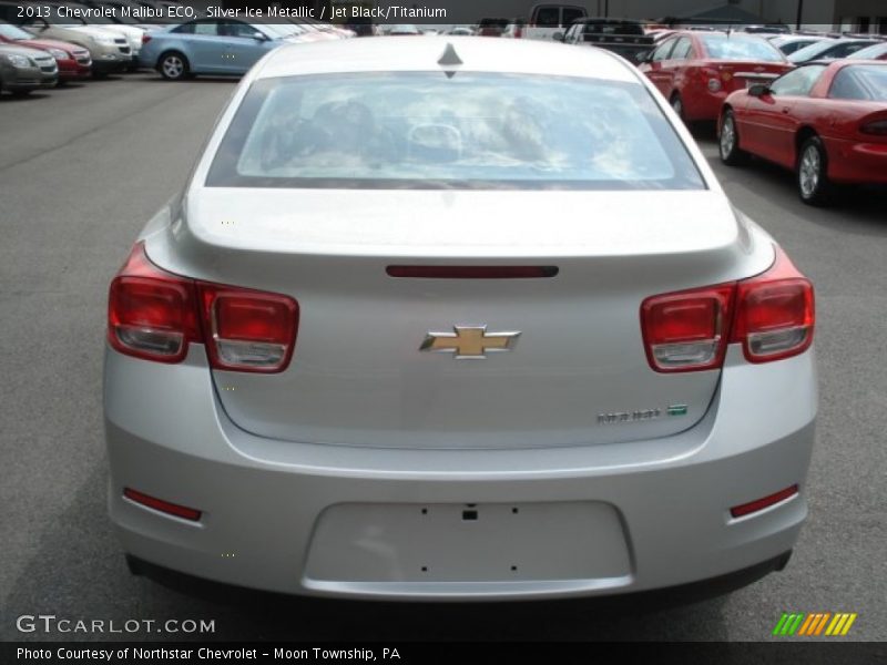 Silver Ice Metallic / Jet Black/Titanium 2013 Chevrolet Malibu ECO
