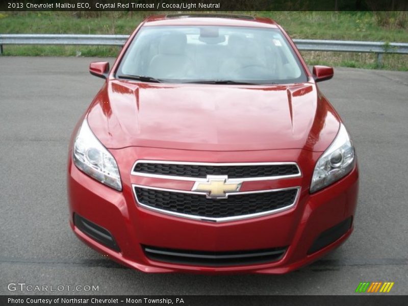 Crystal Red Tintcoat / Cocoa/Light Neutral 2013 Chevrolet Malibu ECO
