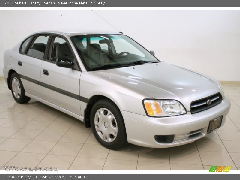 Silver Stone Metallic / Gray 2002 Subaru Legacy L Sedan