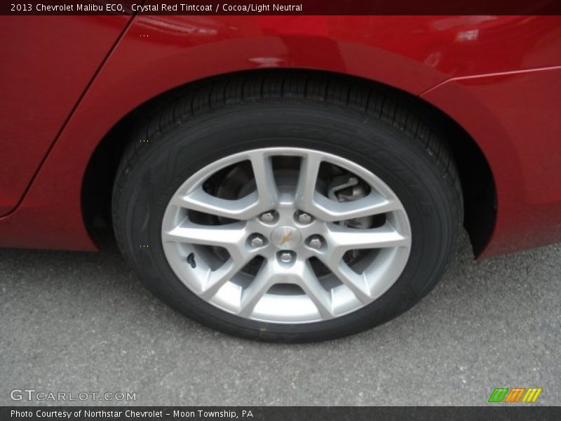 Crystal Red Tintcoat / Cocoa/Light Neutral 2013 Chevrolet Malibu ECO
