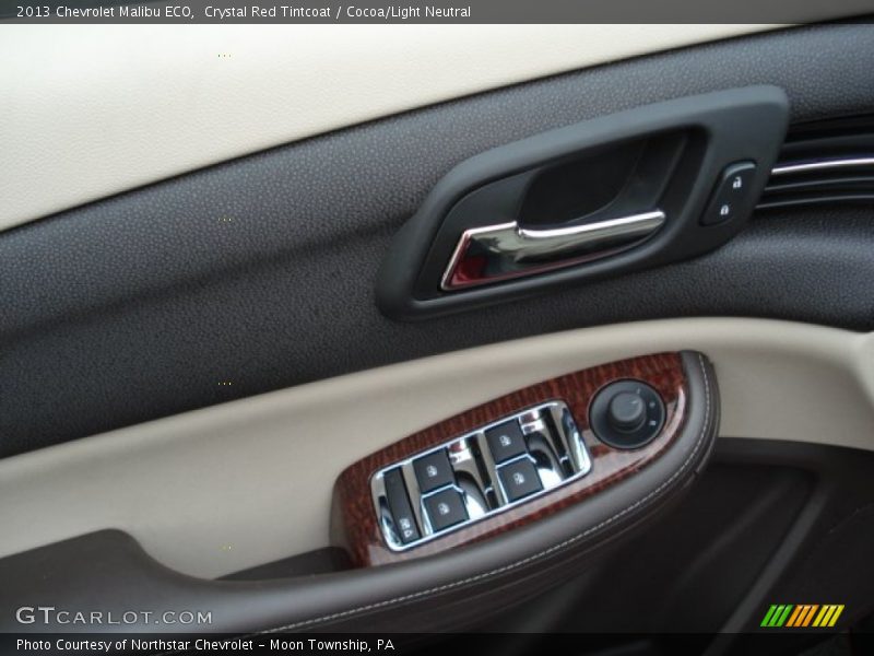 Crystal Red Tintcoat / Cocoa/Light Neutral 2013 Chevrolet Malibu ECO