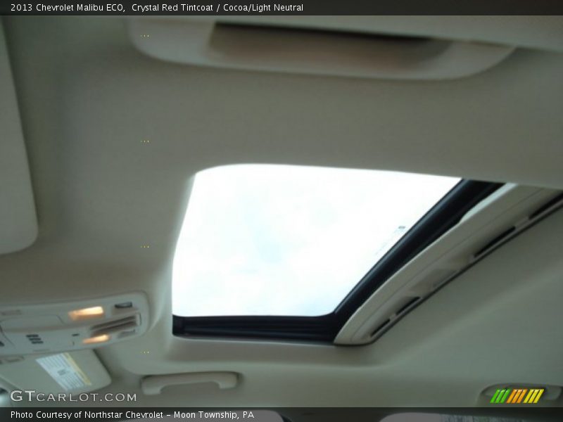 Crystal Red Tintcoat / Cocoa/Light Neutral 2013 Chevrolet Malibu ECO