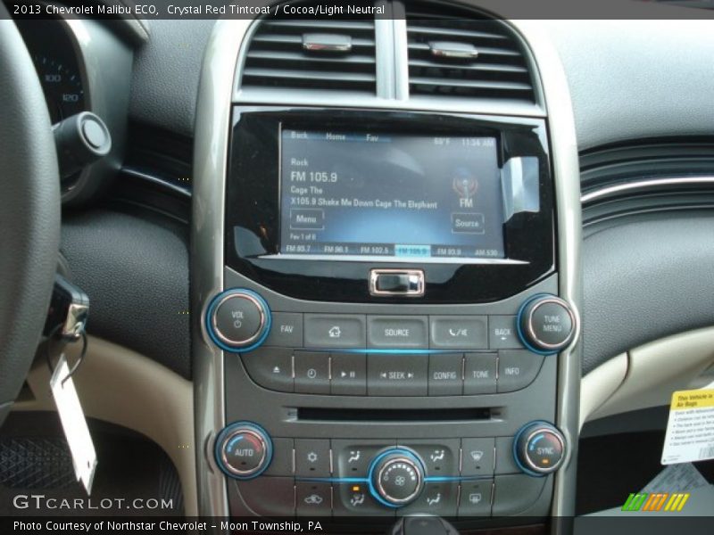 Crystal Red Tintcoat / Cocoa/Light Neutral 2013 Chevrolet Malibu ECO