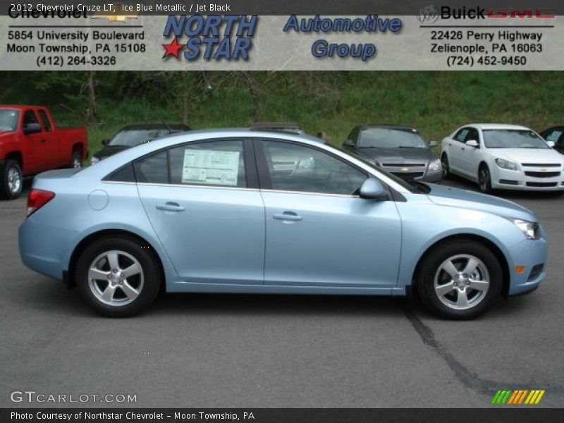 Ice Blue Metallic / Jet Black 2012 Chevrolet Cruze LT