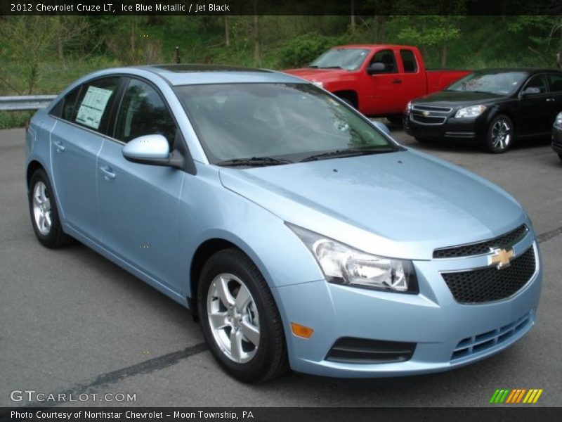 Ice Blue Metallic / Jet Black 2012 Chevrolet Cruze LT