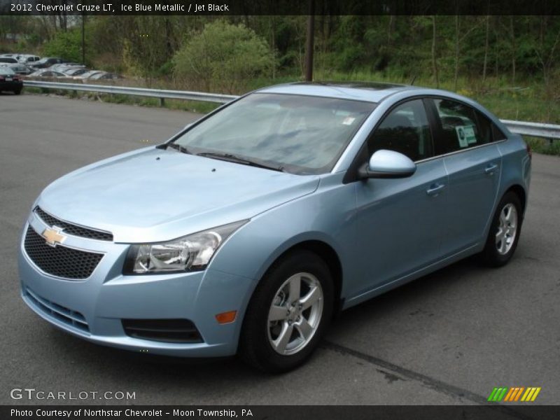 Ice Blue Metallic / Jet Black 2012 Chevrolet Cruze LT