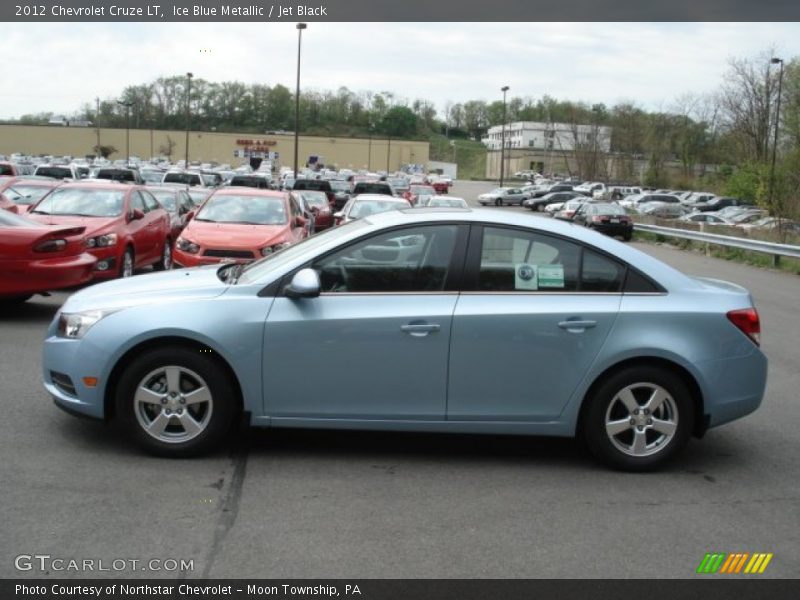 Ice Blue Metallic / Jet Black 2012 Chevrolet Cruze LT