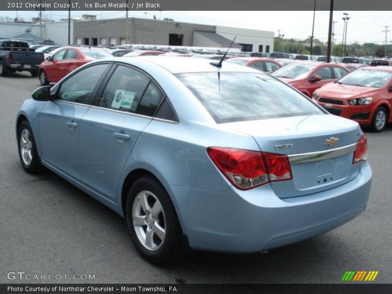 Ice Blue Metallic / Jet Black 2012 Chevrolet Cruze LT