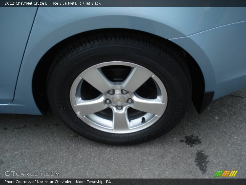 Ice Blue Metallic / Jet Black 2012 Chevrolet Cruze LT