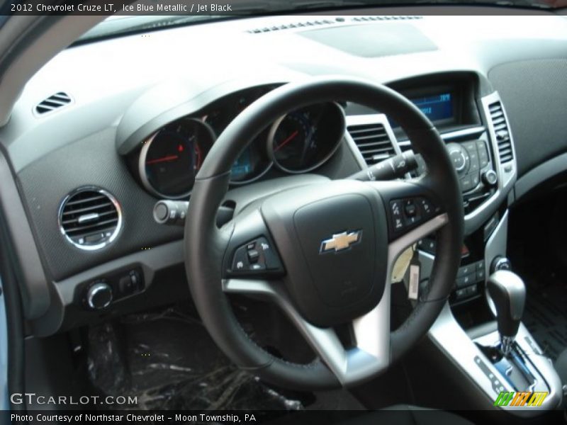 Ice Blue Metallic / Jet Black 2012 Chevrolet Cruze LT