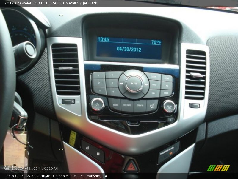 Ice Blue Metallic / Jet Black 2012 Chevrolet Cruze LT
