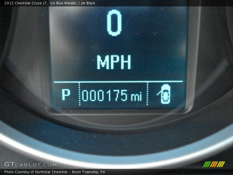 Ice Blue Metallic / Jet Black 2012 Chevrolet Cruze LT