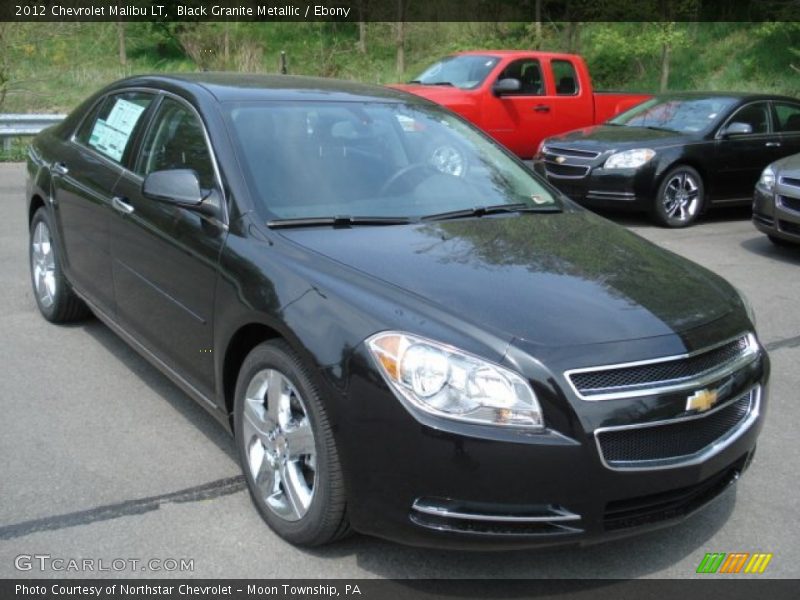 Black Granite Metallic / Ebony 2012 Chevrolet Malibu LT