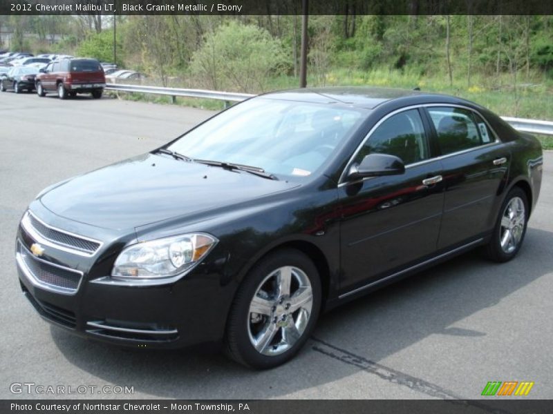 Black Granite Metallic / Ebony 2012 Chevrolet Malibu LT