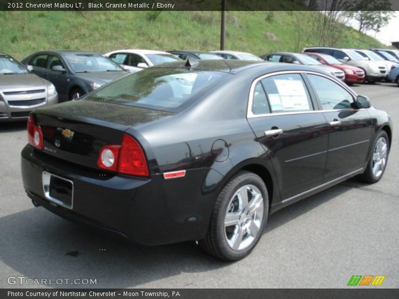 Black Granite Metallic / Ebony 2012 Chevrolet Malibu LT