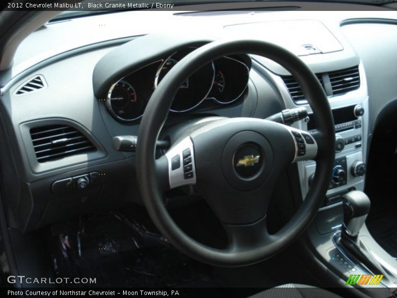 Black Granite Metallic / Ebony 2012 Chevrolet Malibu LT