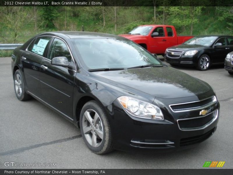 Black Granite Metallic / Ebony 2012 Chevrolet Malibu LT