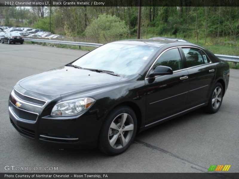Black Granite Metallic / Ebony 2012 Chevrolet Malibu LT